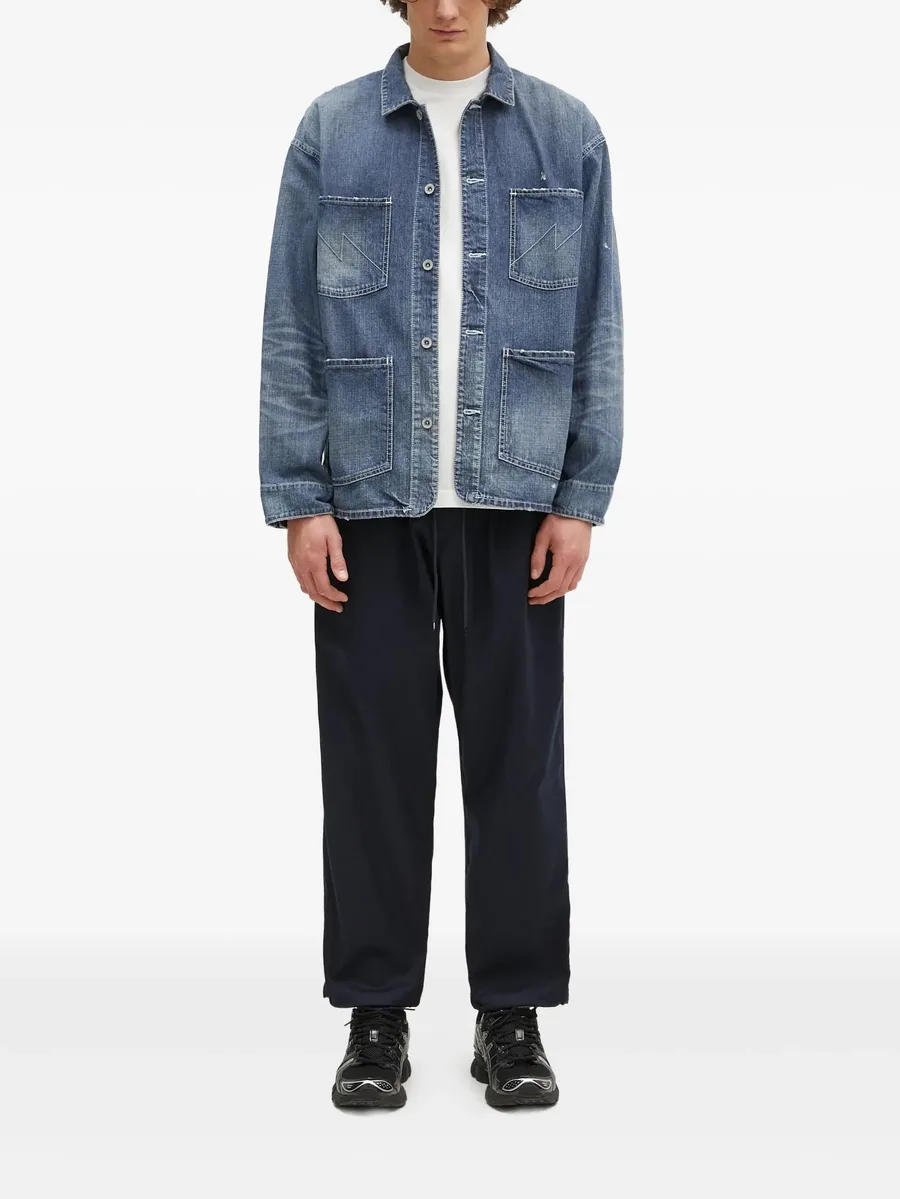pleated drawstring trousers 4