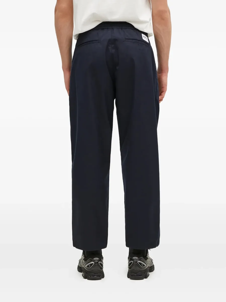 pleated drawstring trousers 8