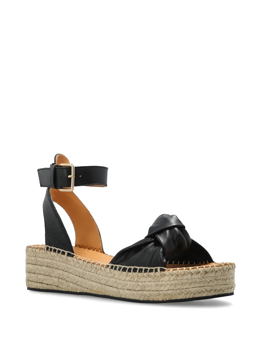 knot-detail espadrille sandals 4