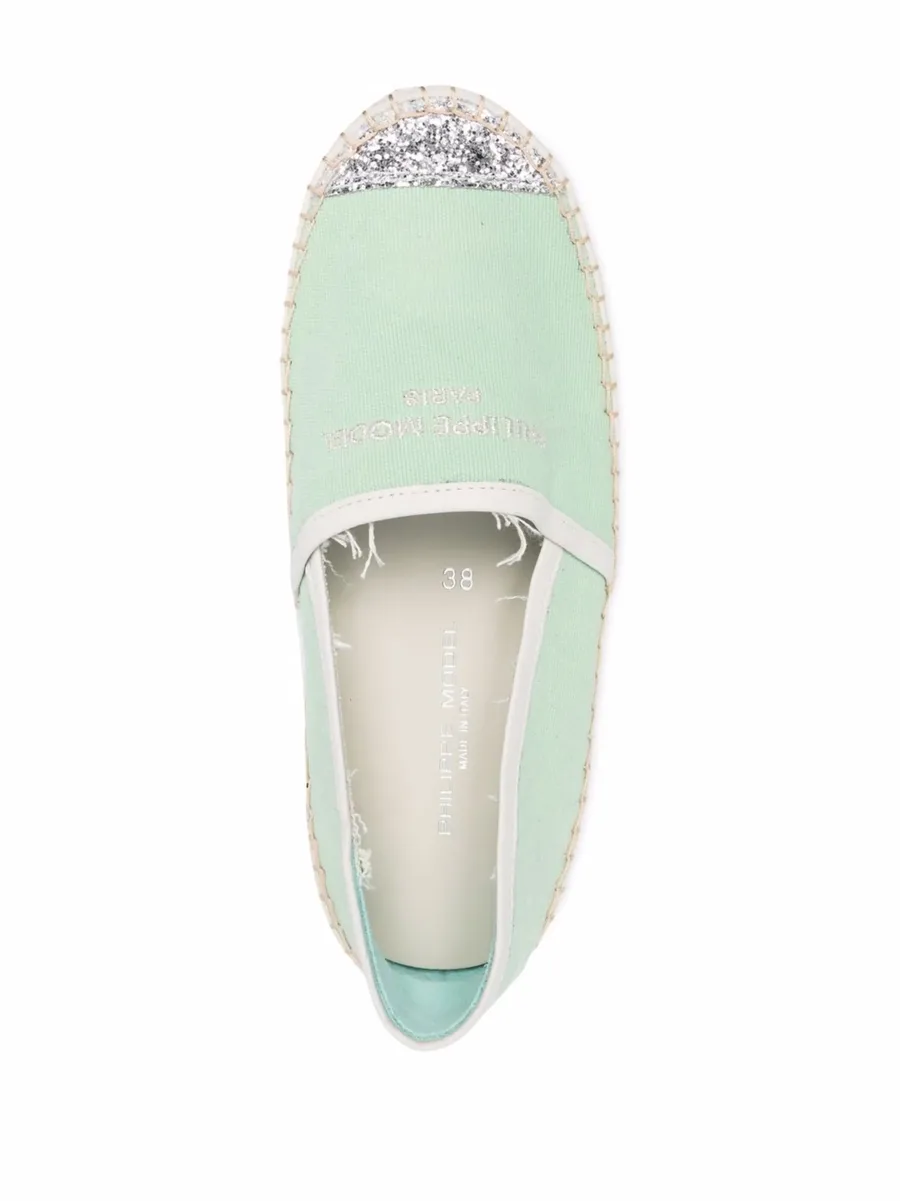 Marseille glitter-detail espadrilles 7