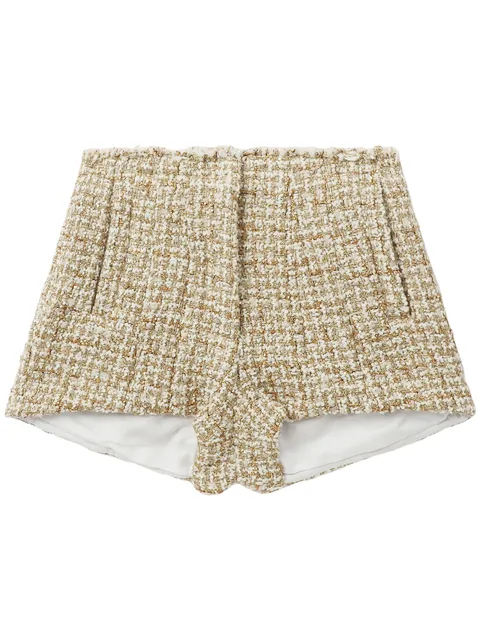 tweed shorts