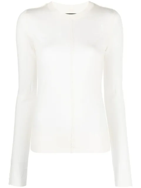 distressed cashmere jumper