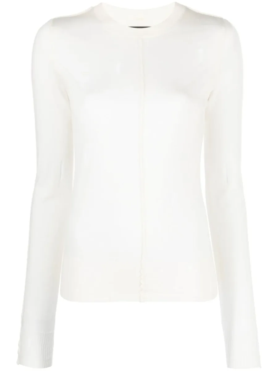 distressed cashmere jumper 2