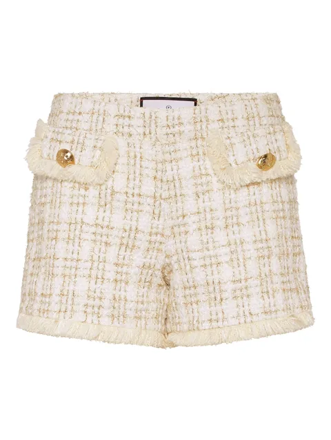 tweed shorts