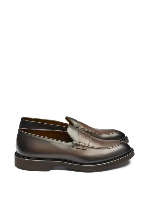 leather loafers