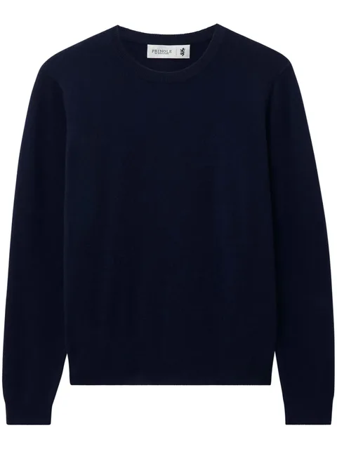 round-neck cashmere sweater