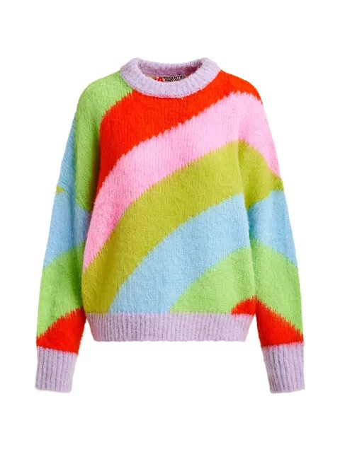 свитер в полоску
