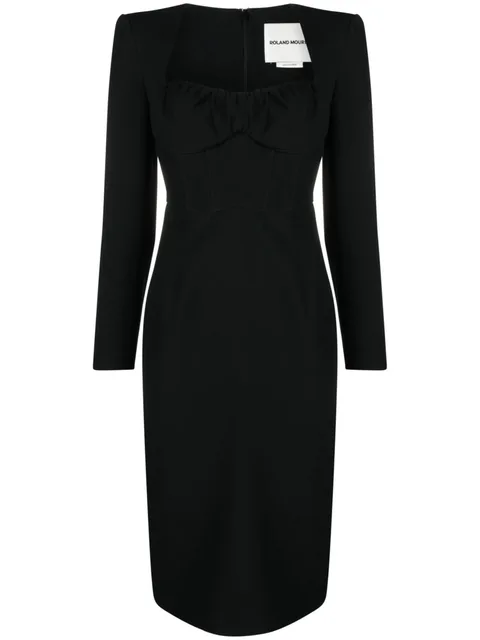 sweetheart midi dress