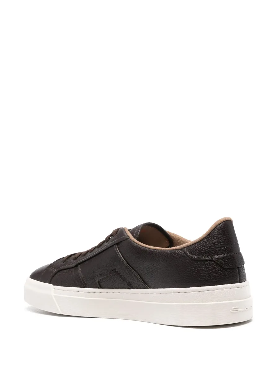 lace-up leather sneakers 6