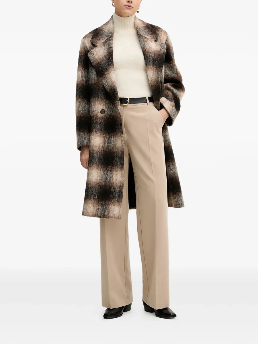 double-breasted checked coat 3