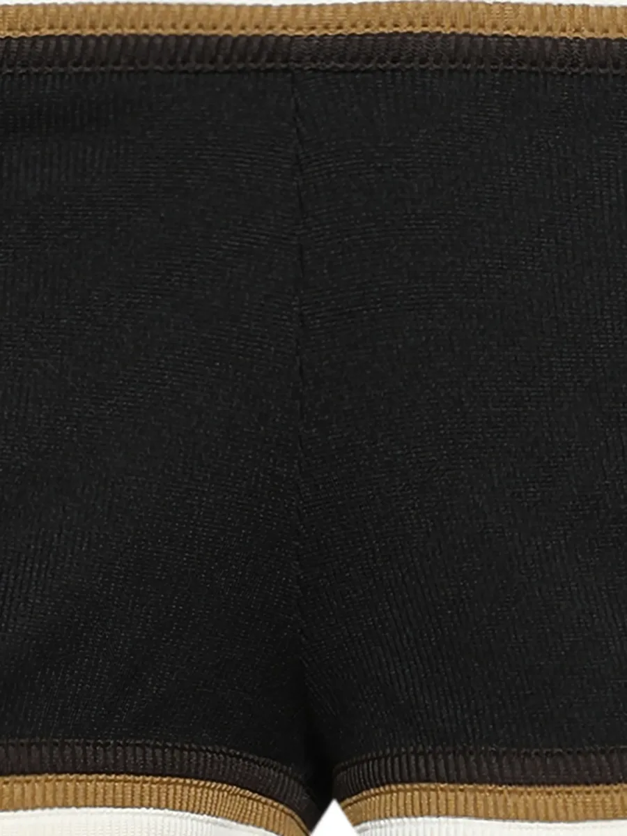 rib trim track shorts 4