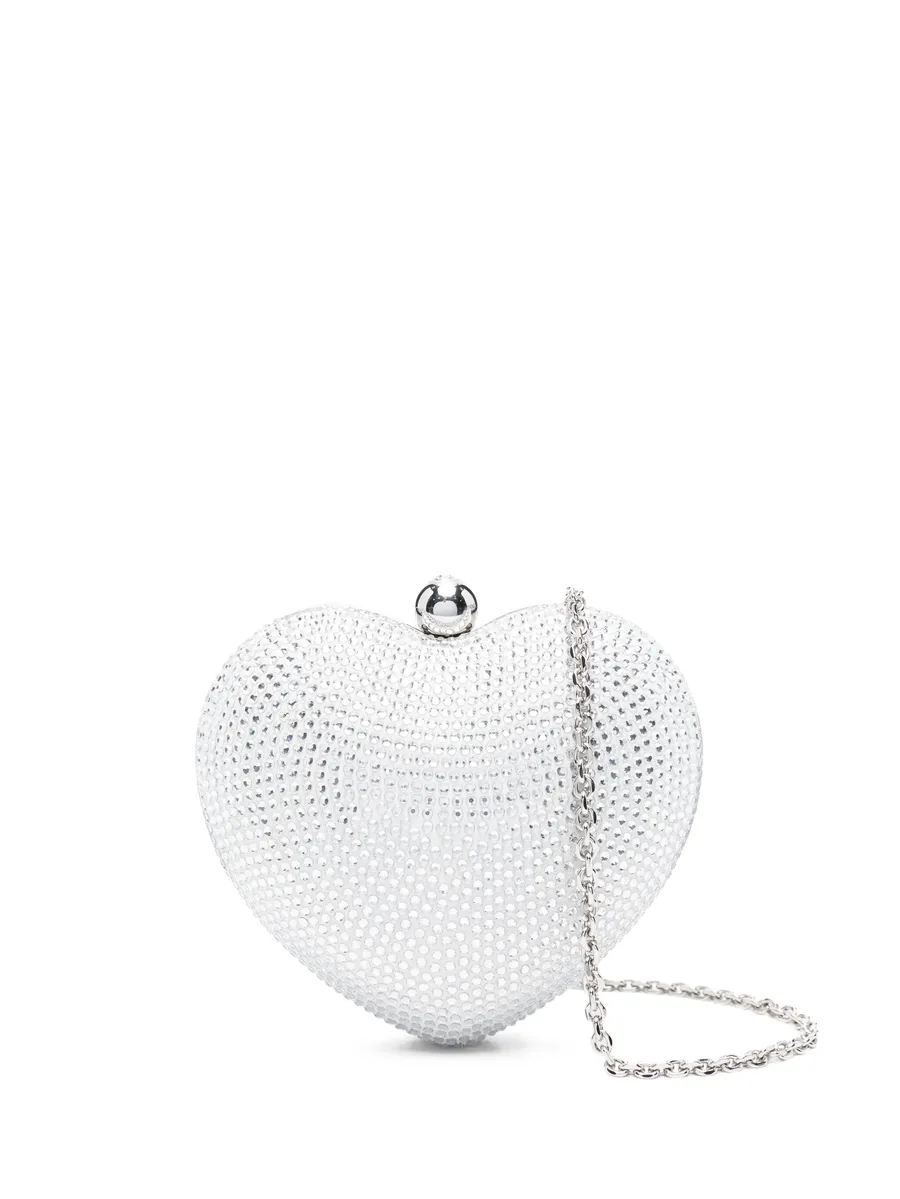 mini Crystal Heart embellished bag 1