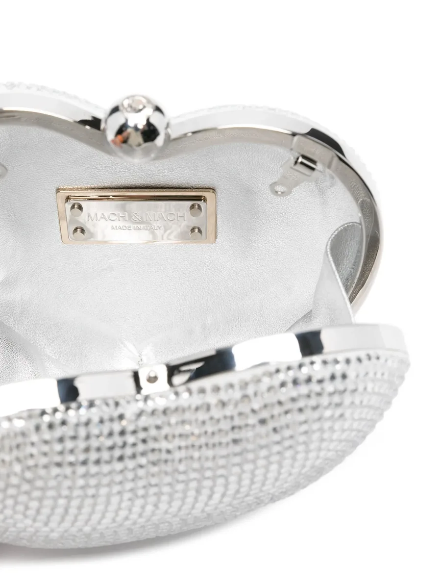 mini Crystal Heart embellished bag 9