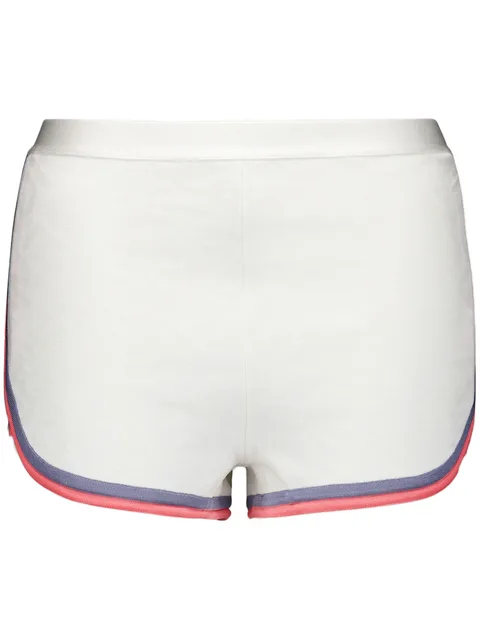 contrast-trim knit shorts