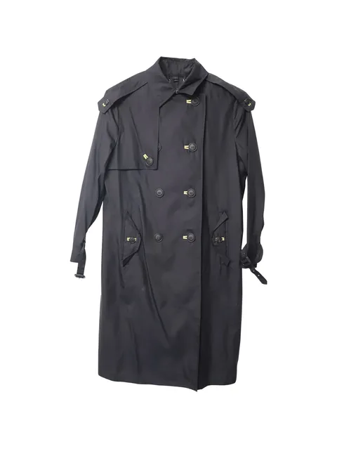 double-breasted trench coat