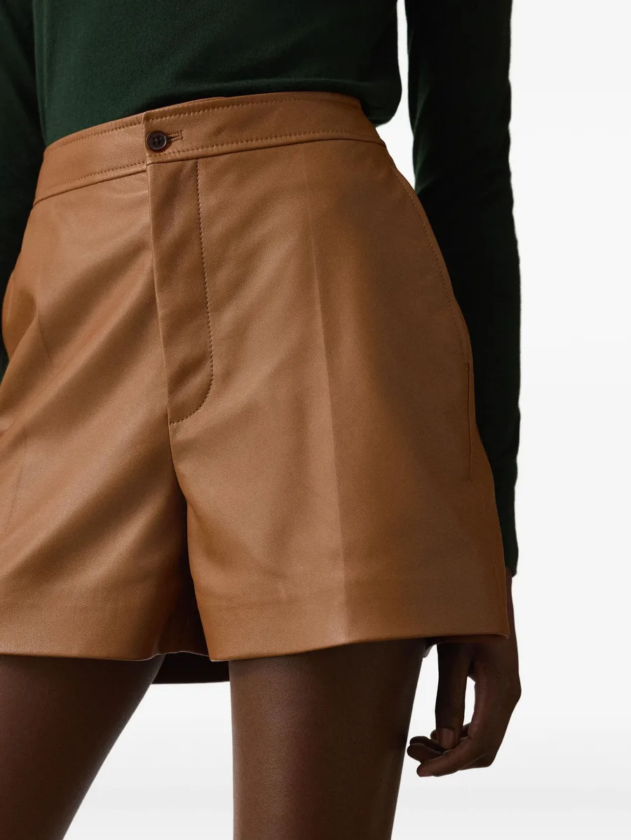 tailored leather shorts 10