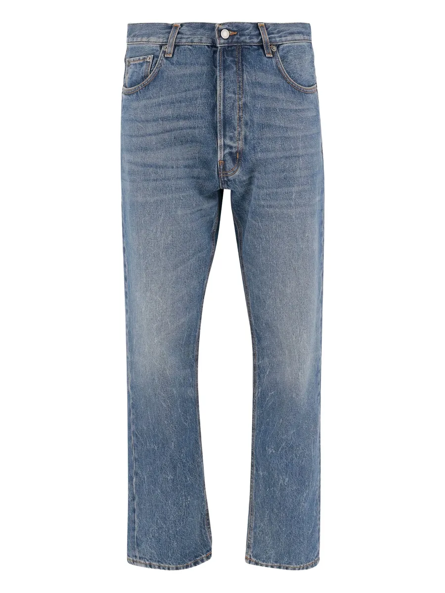 washed five-pocket jeans 2