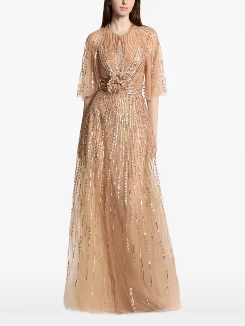 beaded embroidered cape