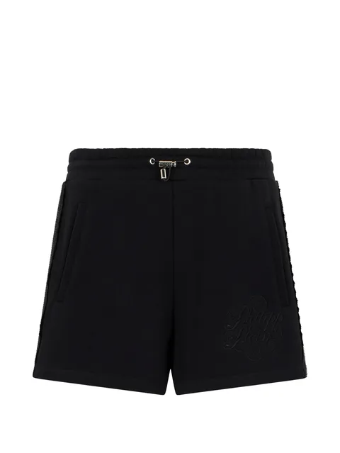 elastic-waistband shorts