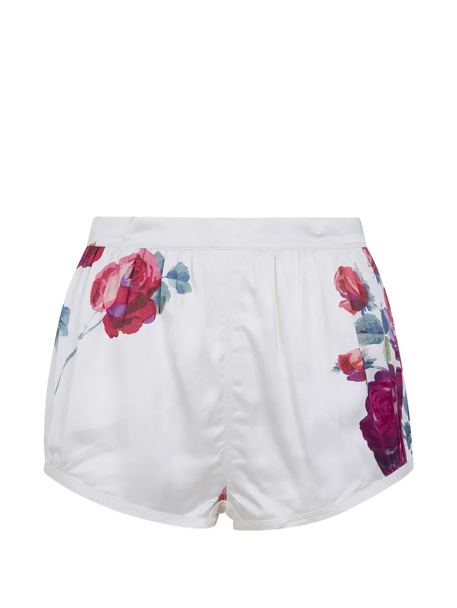 floral-print shorts 2