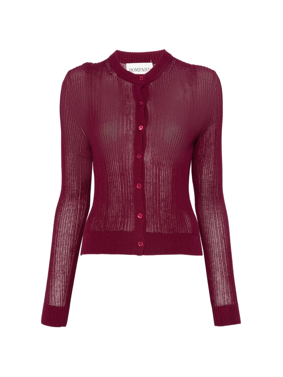 ribbed sheer cardigan 2