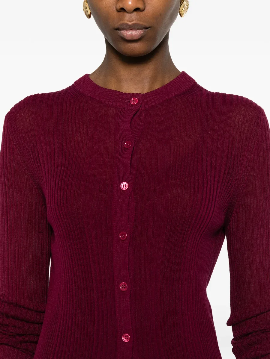 ribbed sheer cardigan 9