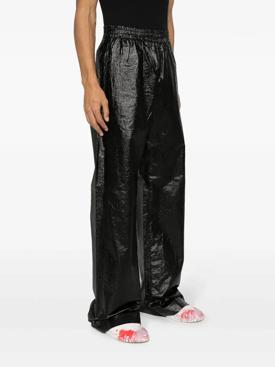 embroidered-logo trousers 6
