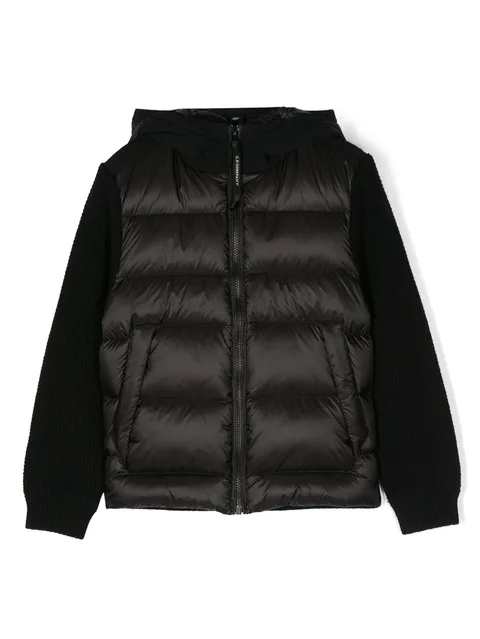 panelled tonal padded jacket