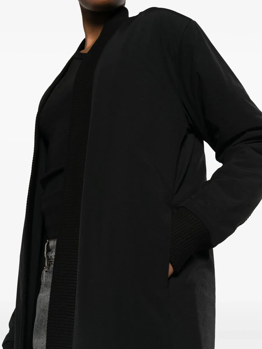rear-slit single-breasted padded coat 9