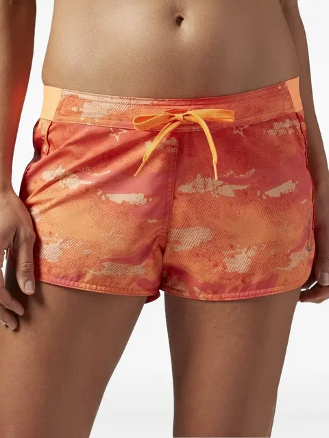 camo woven shorts