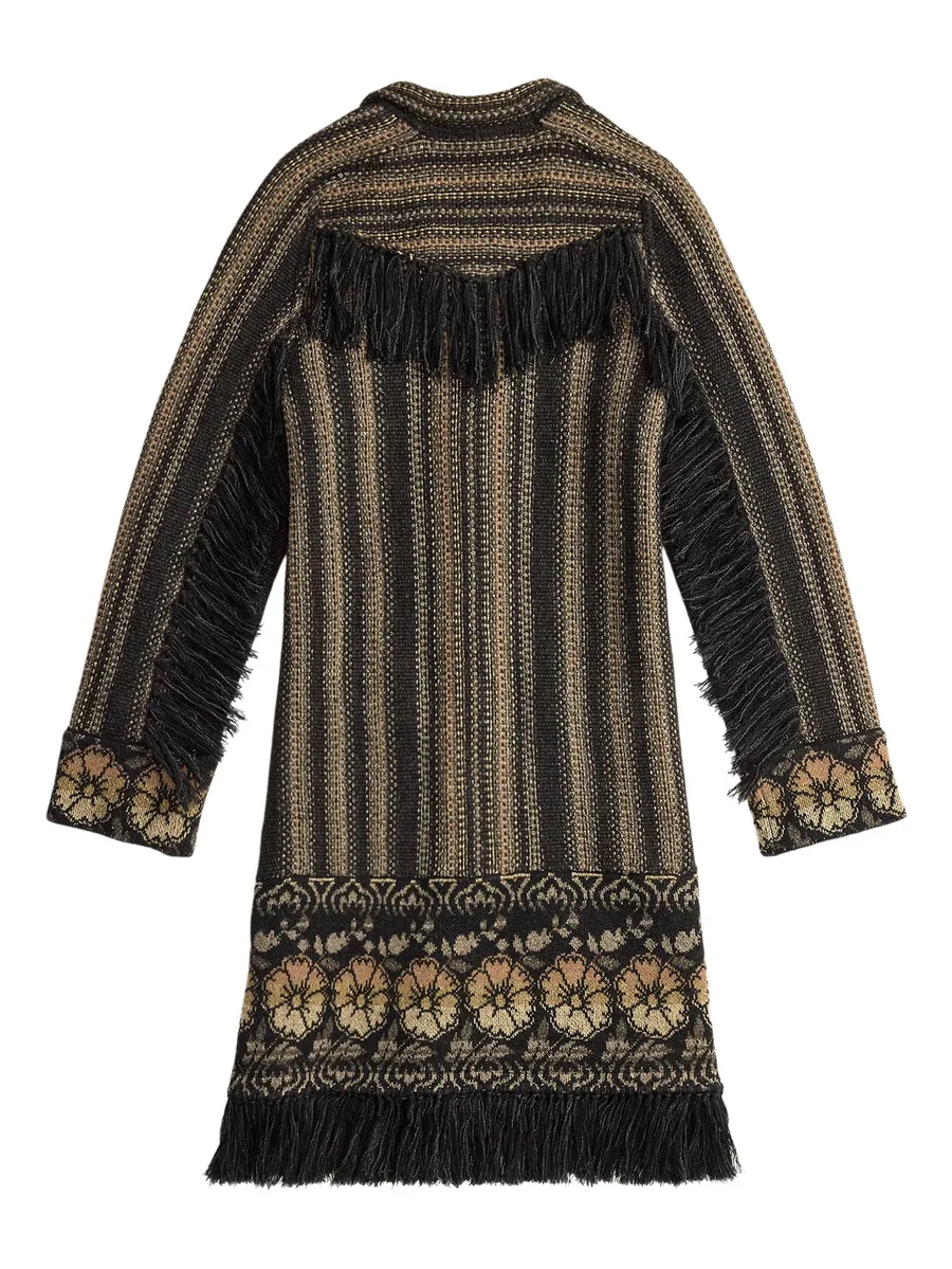 striped fringed coat 4