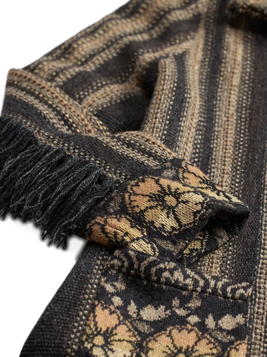 striped fringed coat 8