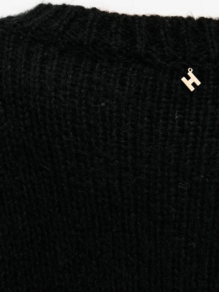 buttoned-front cardigan 8