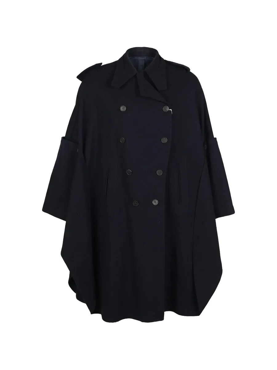 button double-breasted coat 2