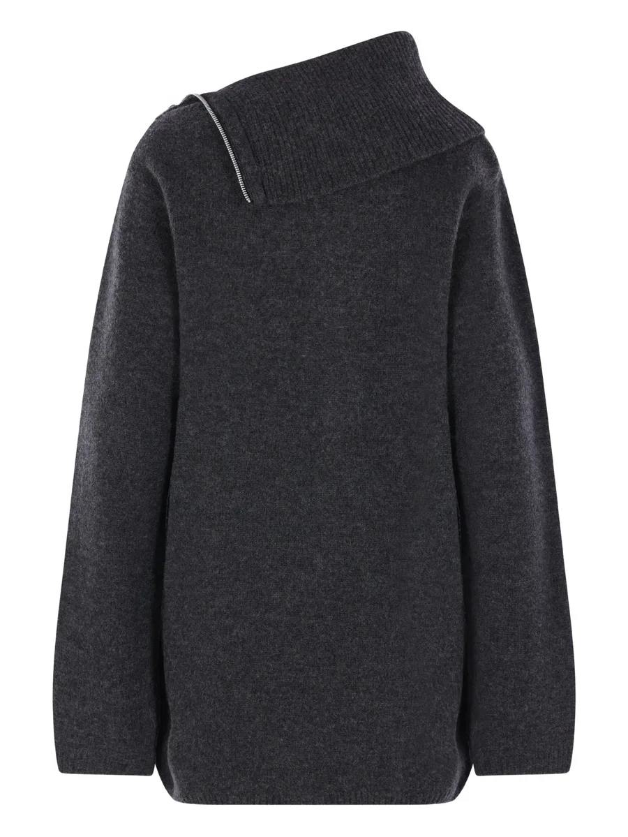 zip-detail sweater 4
