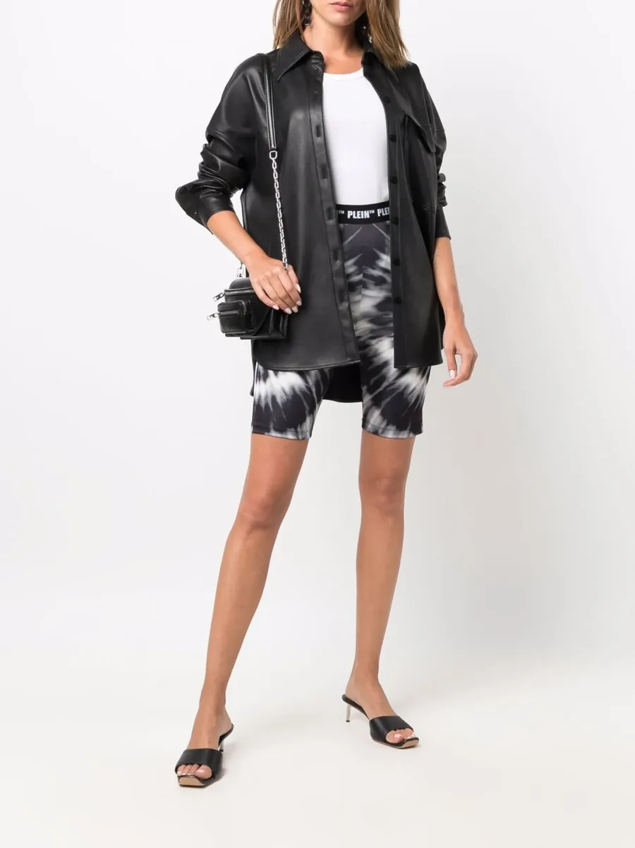 tie dye-print cycling shorts 3