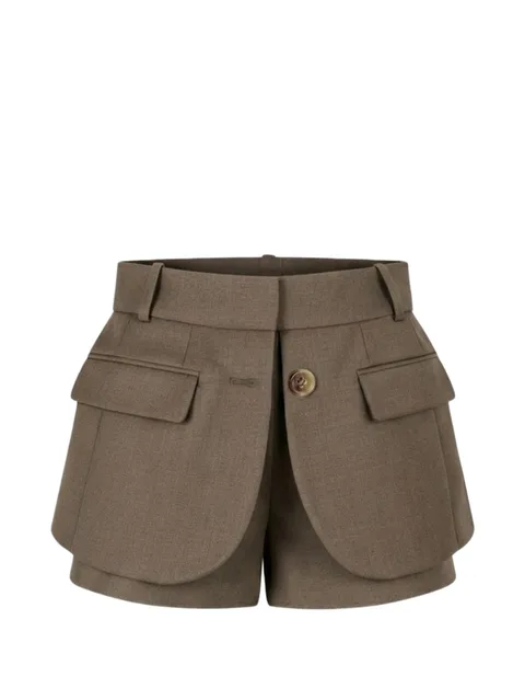 wool shorts
