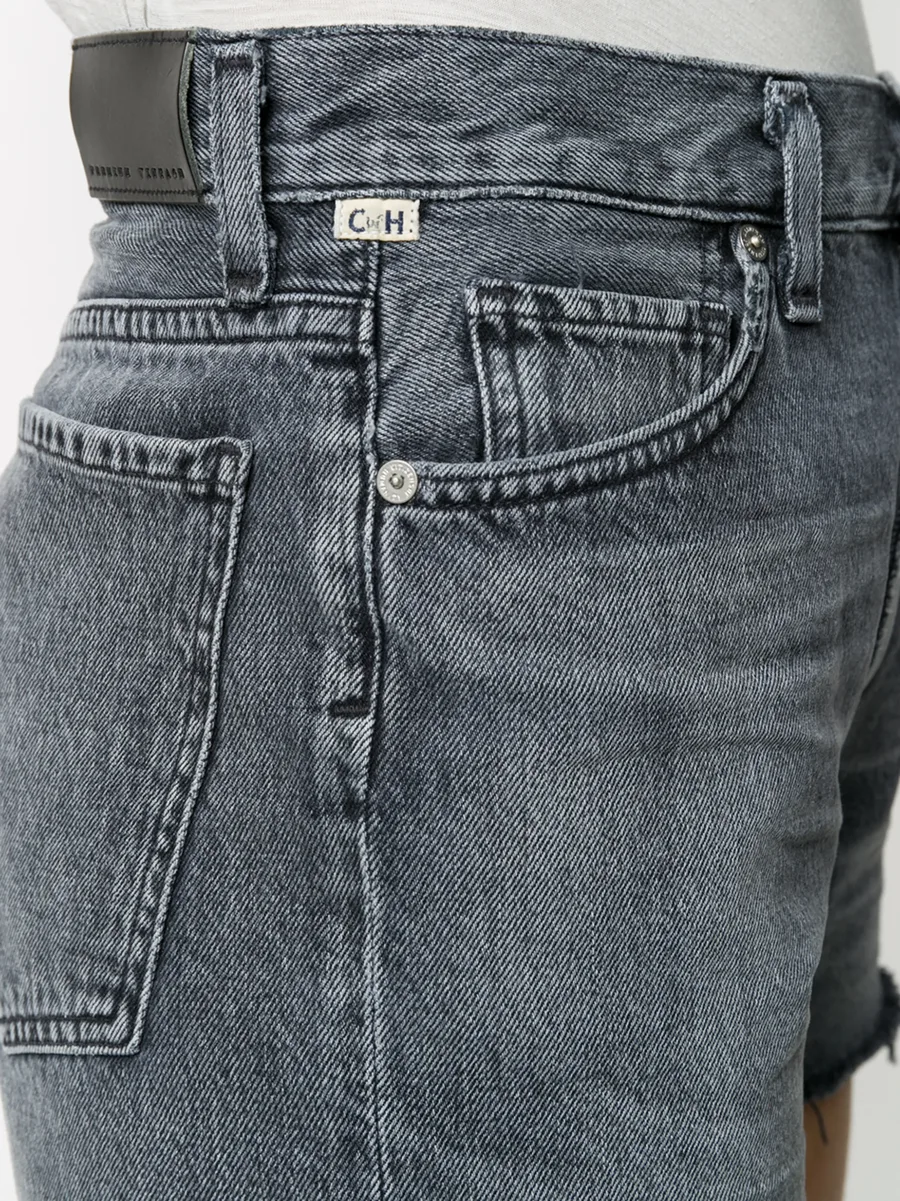 Kristen organic cotton denim shorts 10