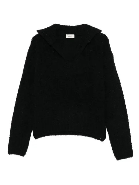 long-sleeve textured sweater