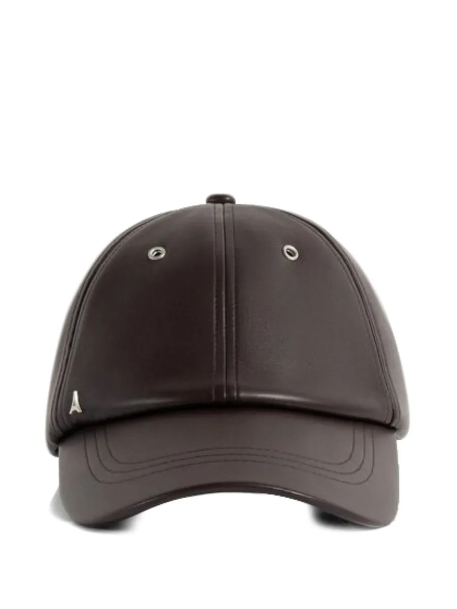 Lou faux-leather cap 5