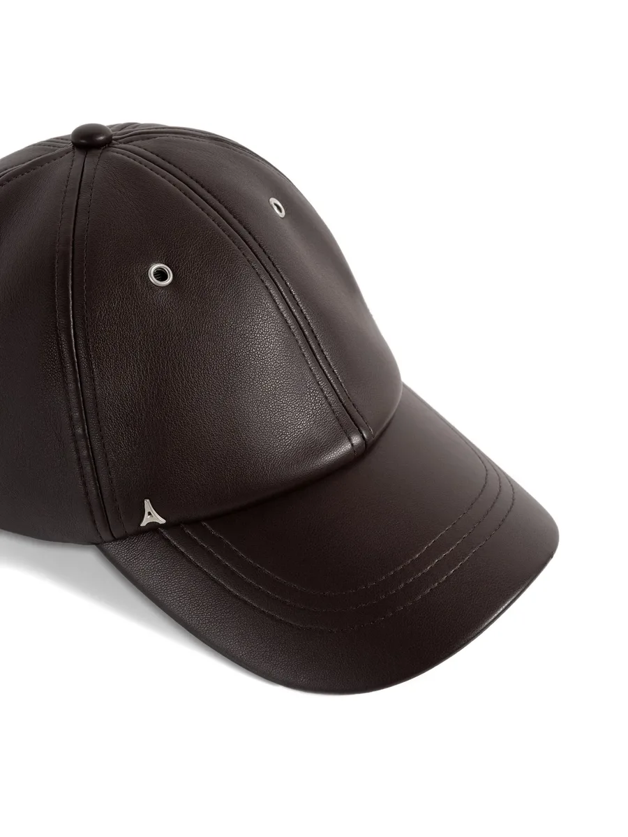 Lou faux-leather cap 7
