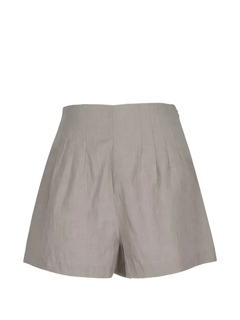 pleated shorts