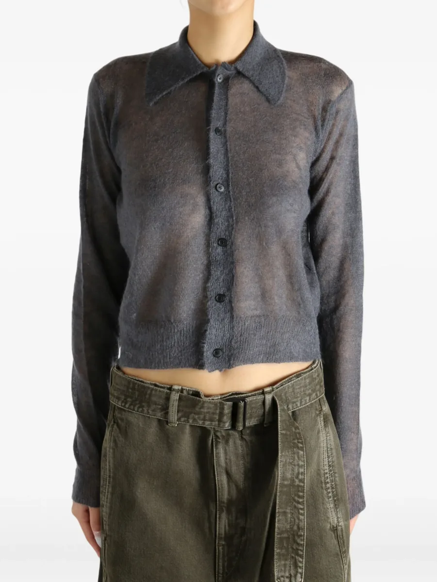 buttoned collared cardigan 3