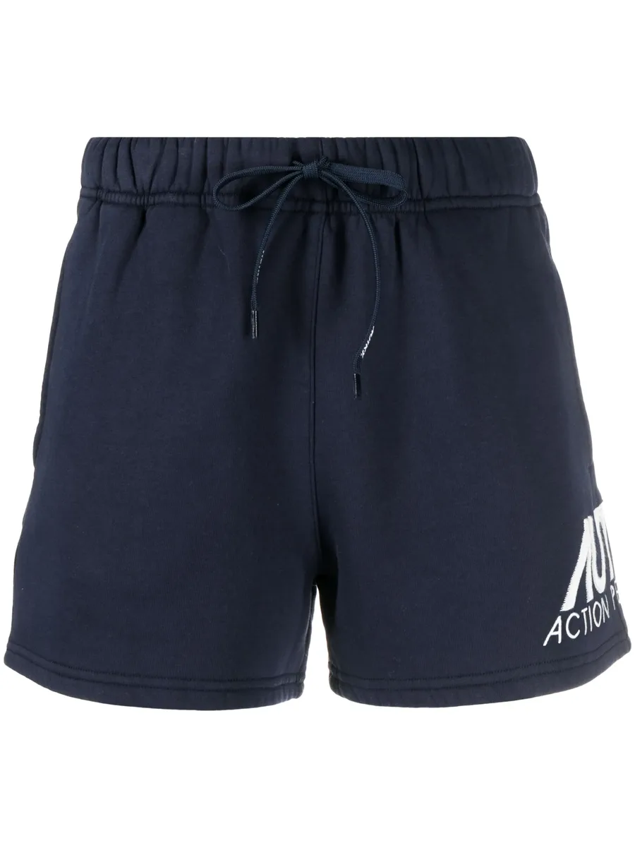 logo-print cotton short shorts 2