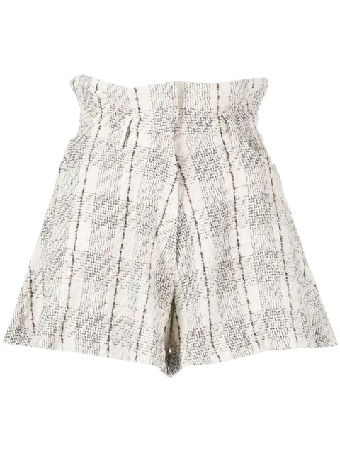 Vanko paperbag-waist shorts