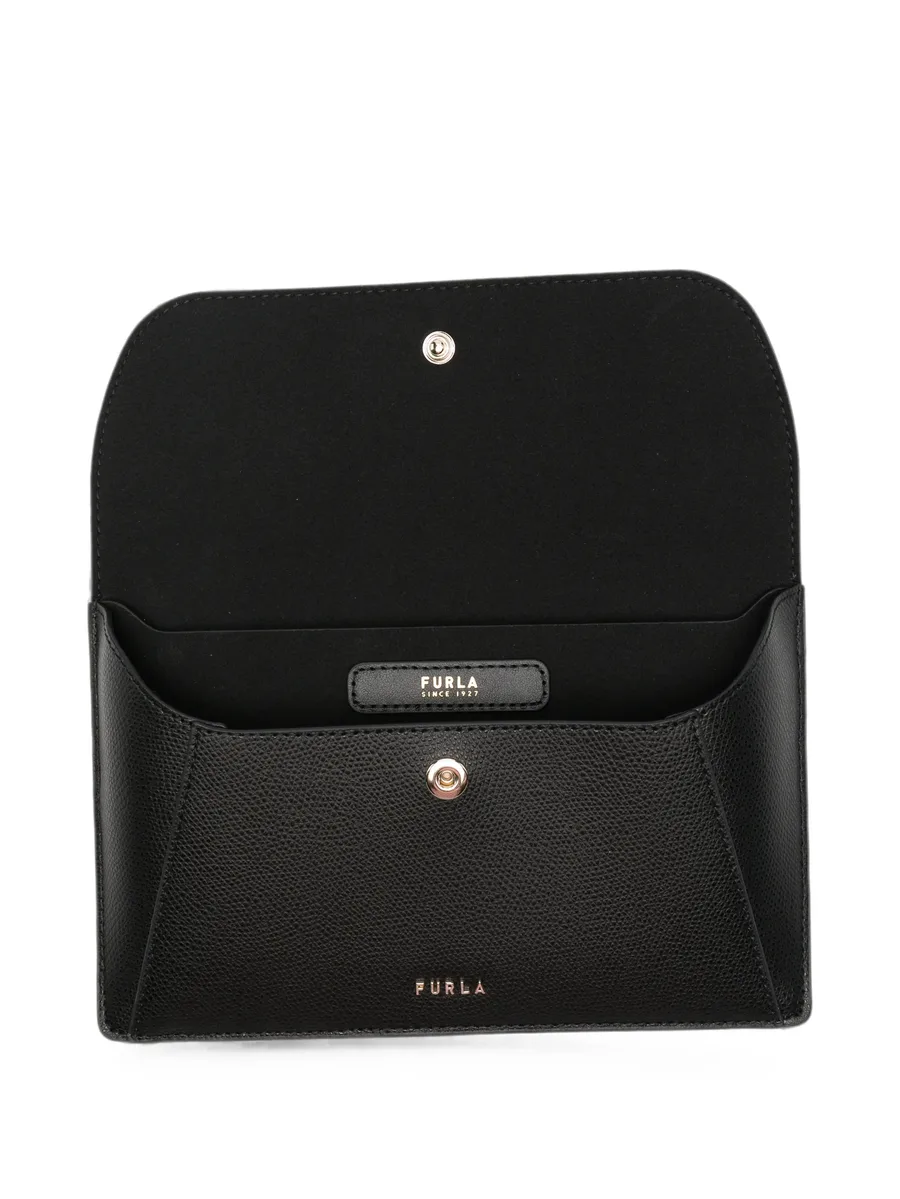 Lea logo-print leather belt bag 10