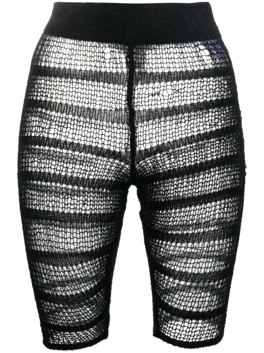 open knit cycling shorts 2
