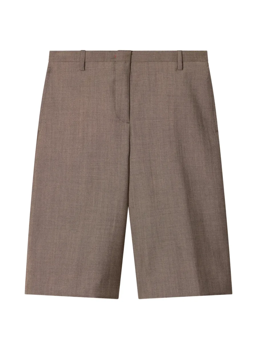 concealed-fastening tailored shorts 2