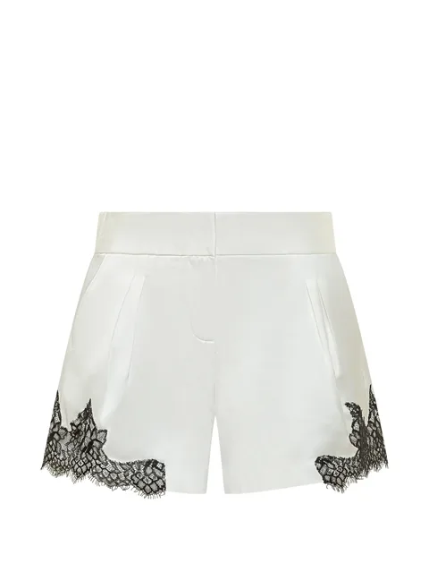lace trim short