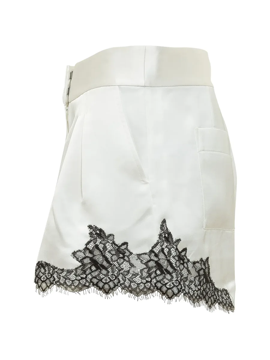 lace trim short 6